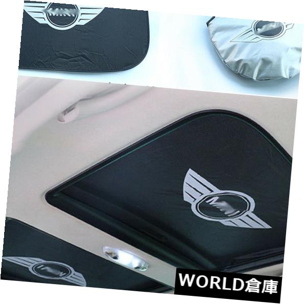 USサンバイザー 2ピース車の天窓サンバイザーミニ用折りたたみサンシェードシールドバイザーUVブロック 2PCS Car Skylights Sun Visors Foldable SunShade Shield Visor UV Block For MINI 【並行輸入品】
