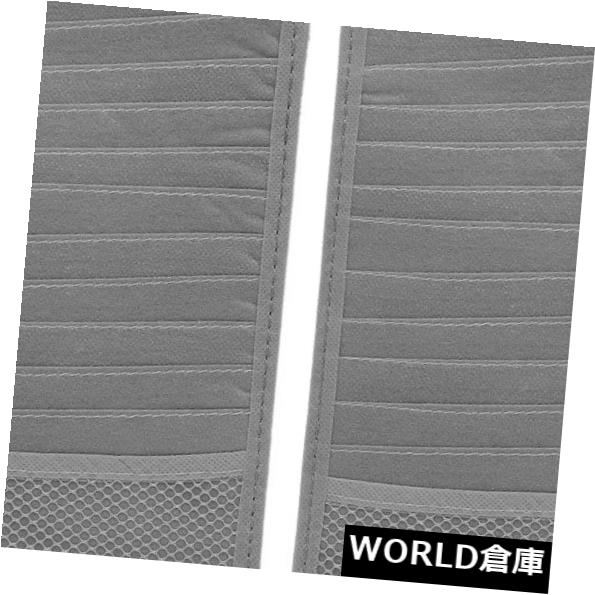 Usサンバイザー 2本の灰色の長方形の形の車のcd Dvdサンバイザーカード収納オーガナイザーホルダー 2pcs Gray Rectangle Shaped Car Cd Dvd Sun Visor Card Storage Organizer Holder Siteleco Fr