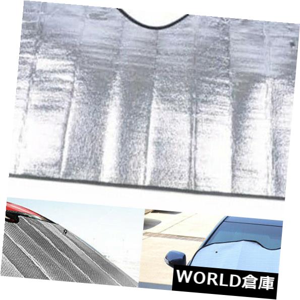 USサンバイザー 車の反射風防ガラスのフロントガラスの日よけの日よけの日よけのバイザーの熱スクリーン Car Reflective Windshield Windscreen Sun Shade Sunshade Sun Visor Thermal Screen 【並行輸入品】