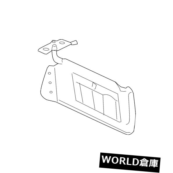 USサンバイザー OEM GMインテリア助手席側サンバイザーシェード06-10ハマーH3 09-10ハマーH3T OEM GM Interior Passenger Side Sun Visor Shade 06-10 Hummer H3 09-10 Hummer H3T 【並行輸入品】 50,754円