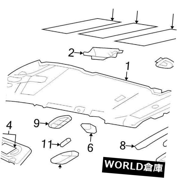 USサンバイザー 真新しい新型フォードOEMの日曜日のバイザーアセンブリ2006年の探検家＃7L2Z7804104HB BRAND NEW GENUINE FORD OEM SUN VISOR ASSEMBLY 2006 EXPLORER #7L2Z7804104HB 【並行輸入品】