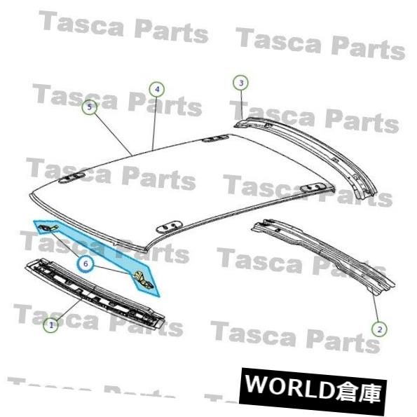 USサンバイザー ブランドの新しい本物のモパーOEM太陽バイザーブラケット＃5112918AA BRAND NEW GENUINE MOPAR OEM SUN VISOR BRACKET #5112918AA 【並行輸入品】