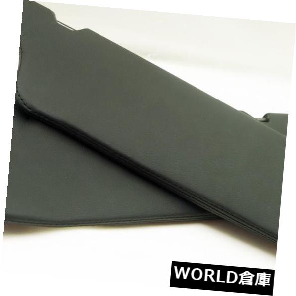 USサンバイザー 99-04用フォードマスタングレザーサンバイザーブラック For 99-04 Ford Mustang Leather Sun-visors Black 【並行輸入品】