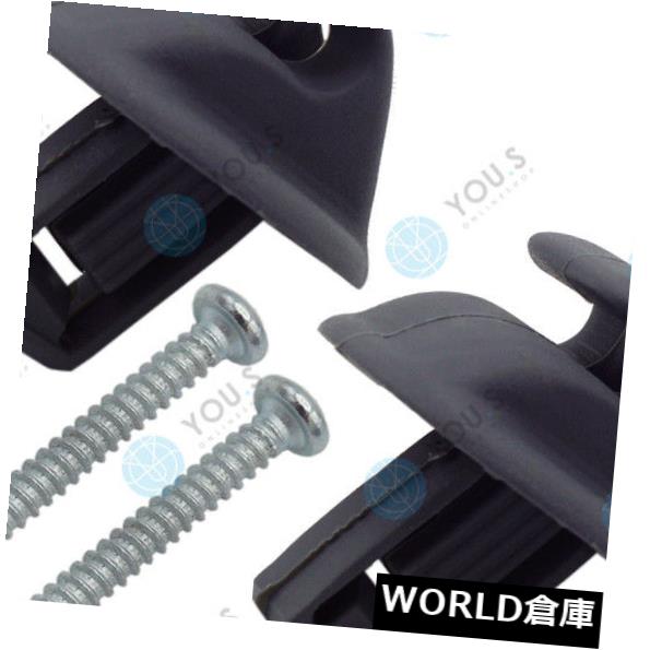USサンバイザー ルノーシーニックIIの2×あなたのサンバイザークリップ+ネジダークグレー 2 x YOU.S Sun Visor Clip + Screws Dark Gray for Renault Scenic I II 【並行輸入品】