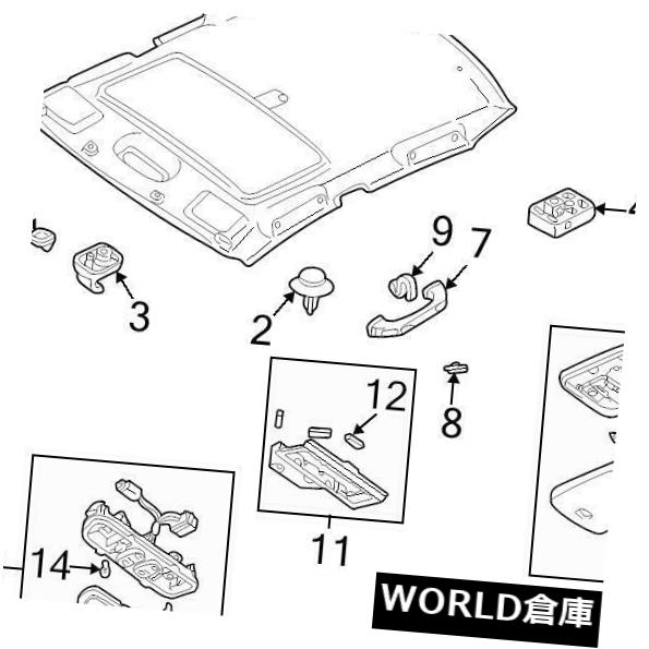 USサンバイザー 真新しいマツダOEMサンバイザー#BL8E-69-320B- 80 BRAND NEW GENUINE MAZDA OEM SUN VISOR #BL8E-69-320B-80 【並行輸入品】