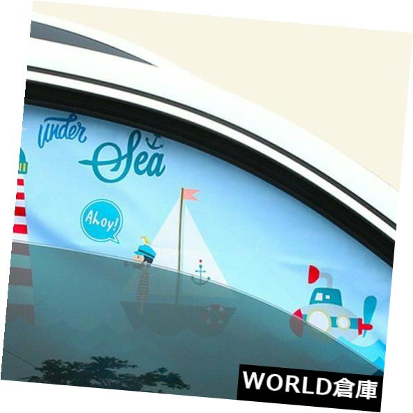 USサンバイザー 自動望遠鏡の夏の漫画の車の日よけのフロントガラスバイザーカバー右 Automatic Telescoping Summer Cartoon Car Sun Shade Windshield Visor Cover Right 【並行輸入品】