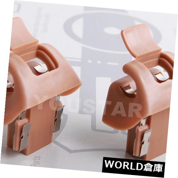 USサンバイザー 英国ストック2倍タンパロミノサンバイザーミラーマウントクリップメルセデスR129 SLクラス用 UK STOCK 2x Tan Palomino Sun Visor Mirror Mount Clips for Mercedes R129 SL Class 【並行輸入品】