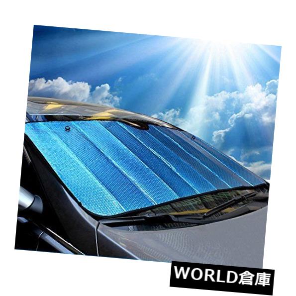 USサンバイザー ウェルコカーサンシェードフロントガラスブルー Wellco Car Sunshade Windshield Blue 【並行輸入品】