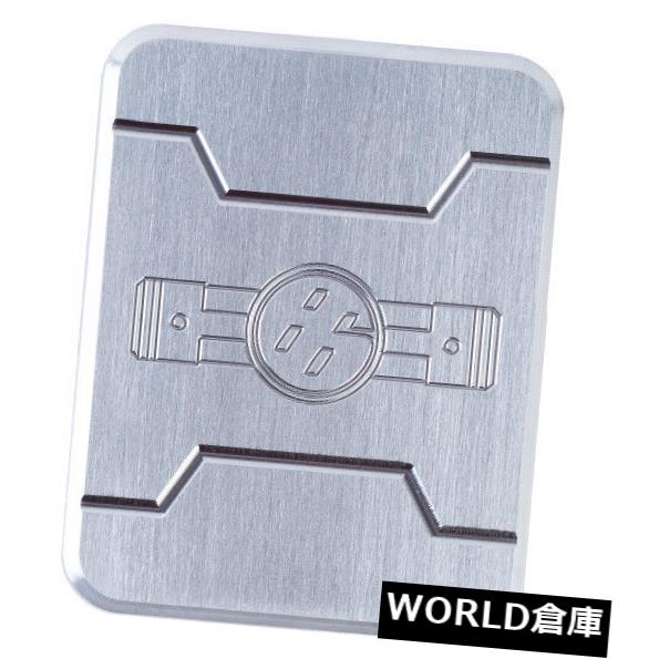 コンソールボックス MTEC産業 - 86ピストンセンターコンソール広場（筆記用/ SILVE R） MTEC INDUSTRIES - 86 PISTON CENTER CONSOLE PLAQUES (BRUSHED/SILVER) 【並行輸入品】