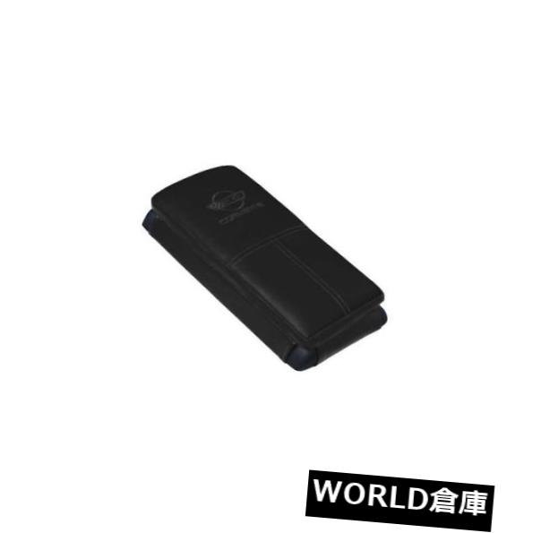 コンソールボックス 1990 - 1996コルベットコンソールクッション、ロゴ入りブラックレザー スクリプト 1990 - 1996 Corvette Console Cushion Black Leather with Logo &amp; Script 【並行輸入品】｜カスタムパーツ WORLD倉庫