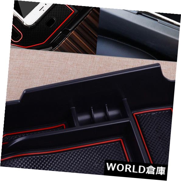 コンソールボックス Toyota Camry 2018用センターコンソールアームレスト収納ボックスグローブトレイコンテナ Center Console Armrest Storage Box Glove Tray Container for Toyota Camry 2018 【並行輸入品】