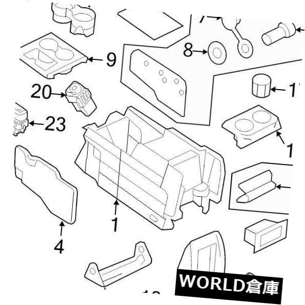 コンソールボックス 真新しい純正フォードOEMコンソールトリムパネル#BL7Z78045A76B A BRAND NEW GENUINE FORD OEM CONSOLE TRIM PANEL #BL7Z78045A76BA 【並行輸入品】|カスタムパーツ WORLD倉庫