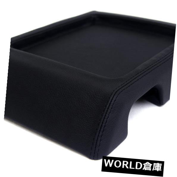 コンソールボックス ハマーH2 03-07用センターコンソールアームレストリアルレザーカバーブラック Center Console Armrest Real Leather Cover for Hummer H2 03-07 Black 【並行輸入品】