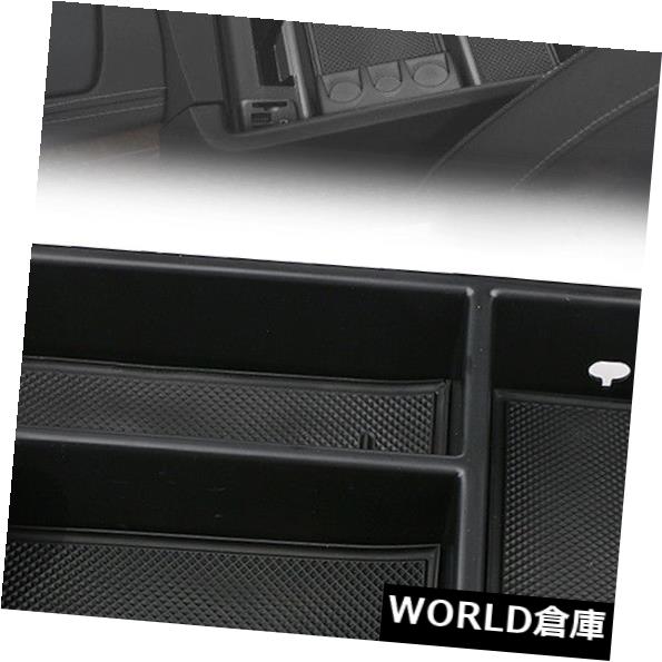 コンソールボックス 07-19トヨタツンドラ08-19セコイア用ブラックセンターコンソールインサートオーガナイザートレイ Black Center Console Insert Organizer Tray For 07-19 Toyota Tundra 08-19 Sequoia 【並行輸入品】