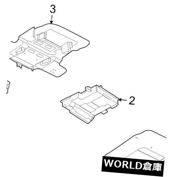 コンソールボックス 真新しい純正フォードOEMコンソールブラケット＃7W7Z54519B06A A BRAND NEW GENUINE FORD OEM CONSOLE BRACKET #7W7Z54519B06AA 【並行輸入品】