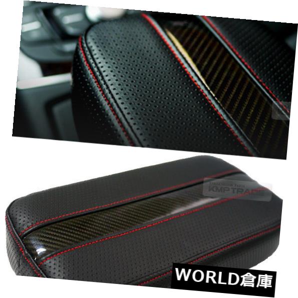 コンソールボックス ルノー2010-2016フルエンス/ SM3用スポーツカーボンラインコンソールクッションレッド Sports Carbon Line Console Cushion Red for RENAULT 2010-2016 Fluence / SM3 【並行輸入品】