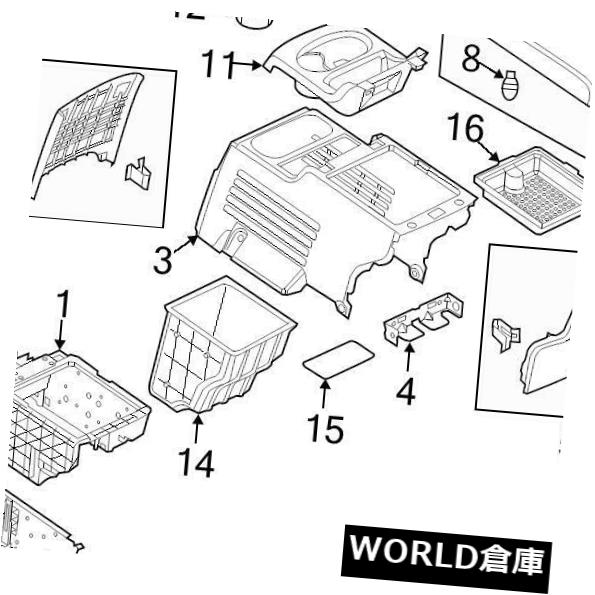 コンソールボックス 真新しい純正フォードOEMコンソールLID＃EB5Z7806024CB BRAND NEW GENUINE FORD OEM CONSOLE LID #EB5Z7806024CB 【並行輸入品】