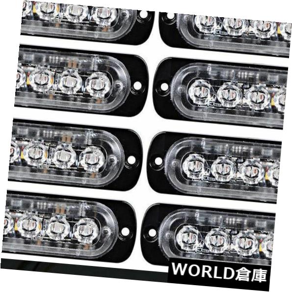 LEDライトバー 10x赤6 LED車トラック緊急警告ハザードフラッシュストロボライトバー12-24V 10x RED 6 LED Car Truck Emergency Warning Hazard Flash Strobe Light Bar 12-24V 【並行輸入品】