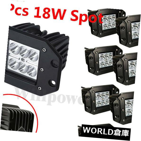LEDライトバー オフロードジープSUVトラック車のための10個3inch-5inch 18WスポットLED作業ライトバー 10Pcs 3inch-5inch 18W Spot LED Work Light Bar for Off road Jeep SUV Truck Car 【並行輸入品】