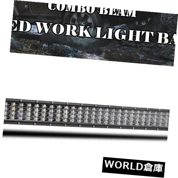 LEDライトバー 42インチ480W LED作業ライトバースポット洪水コンボ運転オフロードSUVトラックジープ 42inch 480W LED Work Light Bar Spot Flood Combo Driving Offroad SUV Truck Jeep 【並行輸入品】