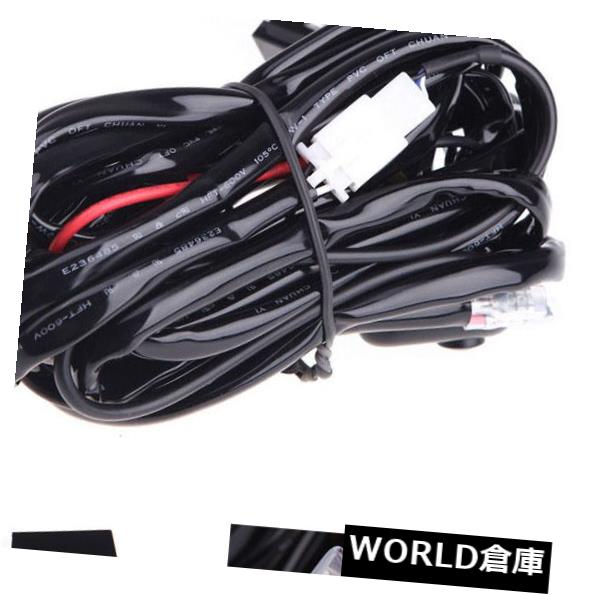 LEDライトバー 道LEDのライトバーの配線用ハーネスのキット12V 40Aのリレーを離れた防水スイッチ Off Road LED Light Bar Wiring Harness Kit 12V 40A Relay On off Waterproof Switch 【並行輸入品】