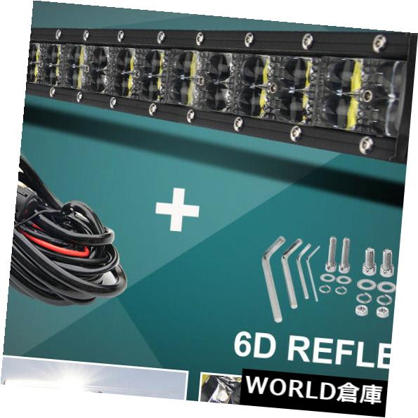 LEDライトバー 6D 22インチLEDの仕事のライトバーのコンボのビーム運転の配線のオフロードトラックSUV 20 \