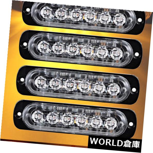 Rakuten Ledライトバー 4本6led車の緊急ビーコン警告ハザードフラッシュストロボライトバーアンバー 4pcs 6led Car Emergency Beacon Warning Hazard Flash Strobe Light Bar Amber World倉庫 店 驚きの安さ Spectreaircraft Com