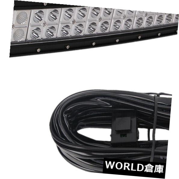 LEDライトバー 52インチ300Wカーブド・ライトバーを運転するS&FコンボSUVトラクター+ハーネス 52inch 300W Curved Led Light Bar Driving Offroad S&F Combo SUV Tractor+ Harness 【並行輸入品】