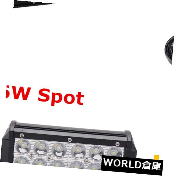 LEDライトバー 52インチ300W LEDライトバーRZR 4WDオフロード+ 7インチ36W + 2Xワイヤ48/54 PK 288W Curved 52\