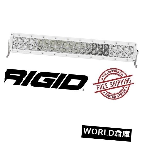 LEDライトバー Rigid Industries EシリーズPRO 20インチLEDライトバー - スポット/フラッド - ホワイトボディ Rigid Industries E-Series PRO 20\