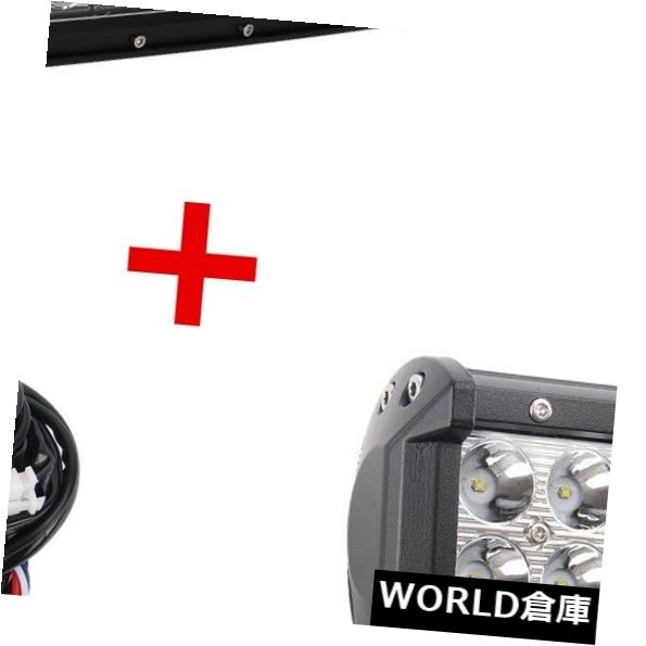 LEDライトバー 52インチ300WカーブLEDライトバーコンボ4WDフォードRZRオフロード+ 18W 4 \
