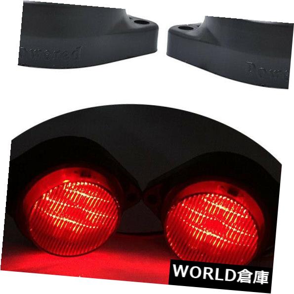 サイドマーカー 2x赤いランプの表示器6 Ledの側面マーカーの軽い車のトレーラートラックの大型トラック 2x Red Lamp Indicator 6 Led Side Marker Light Car Trailer Truck Lorry Boat Linumconsult Co Uk