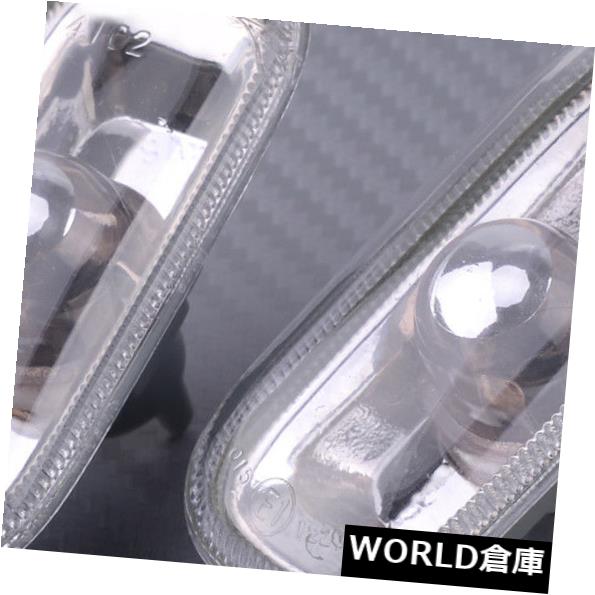 サイドマーカー 2XサイドマーカーフェンダーターンシグナルライトアウディA3 A4 A6 S4 S6 2002-2008用 2X Side Marker Fender Turn Signal Light Lamp for Audi A3 A4 A6 S4 S6 2002-2008 【並行輸入品】