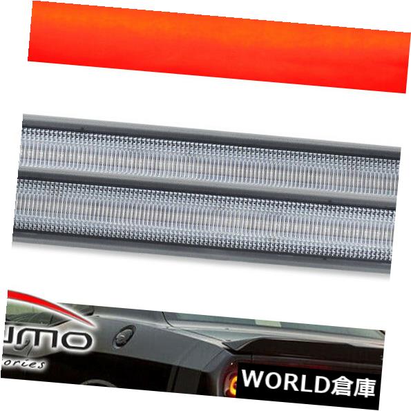 サイドマーカー Dodge Challenger 2015 2016 2017 2018 Red用クリアLEDリアサイドマーカーライト Clear LED Rear Side Marker Lights For Dodge Challenger 2015 2016 2017 2018 Red 【並行輸入品】