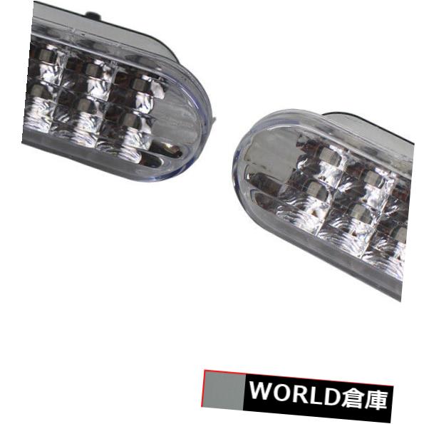 サイドマーカー VWジェッタゴルフ99-04 VR6トップ用クリア黄色サイドマーカーライトランプLEDフィット Clear Yellow Side Marker Light Lamp LED Fit For VW Jetta Golf 99-04 VR6 Top 【並行輸入品】