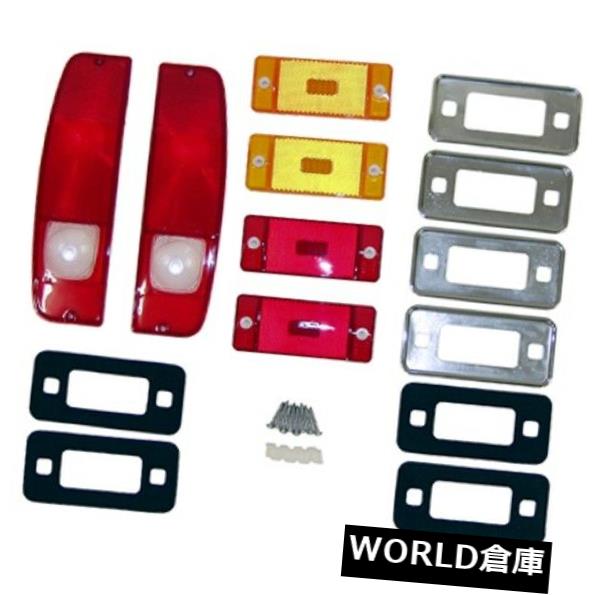 サイドマーカー サイドマーカーライト付き1970-1977ブロンコ用レンズキット ベゼル* 1?3日無料で発送 Lens Kit for 1970-1977 Bronco w/ Side Marker Lights & Bezels *FREE 1-3 DAY SHIP 【並行輸入品】