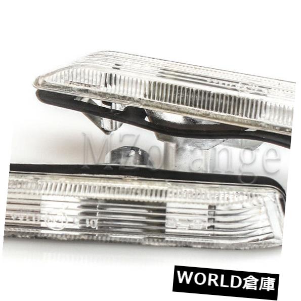 サイドマーカー 2XフェンダーサイドマーカーライトターンシグナルランプカバーBMW E53 X 5 1999-2006 L + R 2X Fender Side Marker Light Turn Signal Lamps Cover For BMW E53 X5 1999-2006 L+R 【並行輸入品】