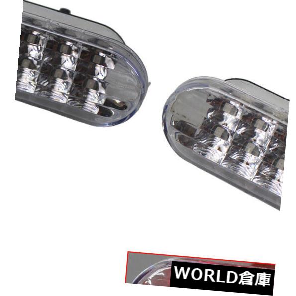 サイドマーカー 自動サイドマーカーライトランプLEDセットVWジェッタゴルフ99-04レッドコンフォートライン用 Auto Side Marker Light Lamp LED Set Fit For VW Jetta Golf 99-04 Red Comfortline 【並行輸入品】