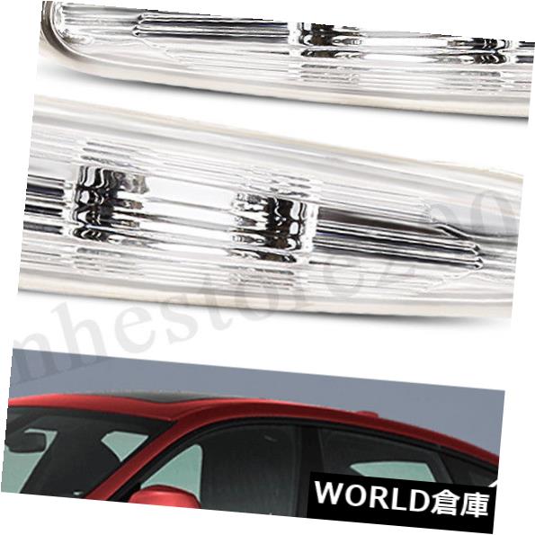 サイドマーカー BMW E90 E91 E92 E93 2006-2011用クリアサイドマーカーターンシグナルライト Pair Side Marker Turn Signal Lights Clear For BMW E90 E91 E92 E93 2006-2011 【並行輸入品】