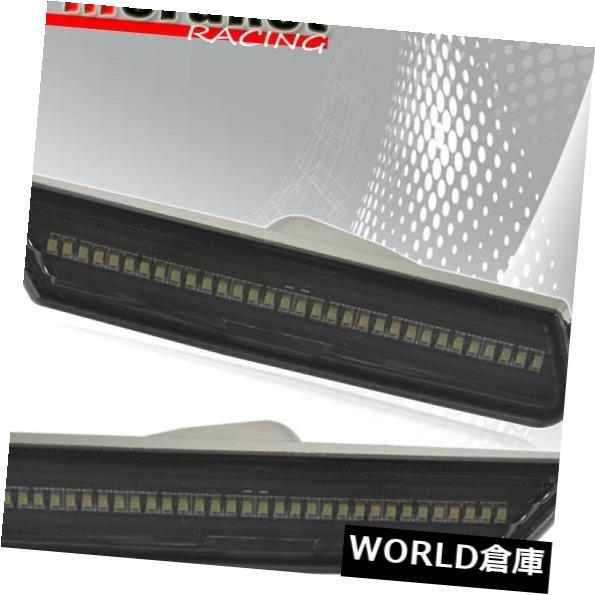 サイドマーカー カマロ2010-2012白色LED前面マーカーライトスモークレンズクロームハウジング Camaro 2010-2012 White LED Front Side Marker Light Smoke Lens Chrome Housing 【並行輸入品】