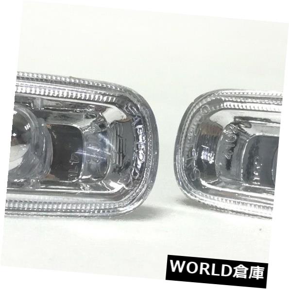 サイドマーカー サイドマーカーライトハウジングキャップクリアレンズレンアウディA4 B6 B7 A6用のペア Pair of Side Marker Light Housing Cap Clear Lens Len Fit For Audi A4 B6 B7 A6 【並行輸入品】