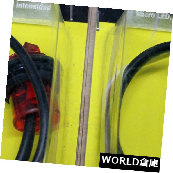 サイドマーカー 新しいバーグマン防水レッドマイクロLEDクリアランスサイドマーカーライトペア NEW Bargman Waterproof Red Micro LED Clearance Side Marker Lights PAIR 【並行輸入品】 26,796円