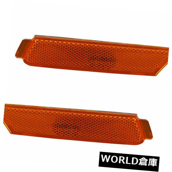 サイドマーカー 左右のフロントマーカーライトアセンブリセットフィット15-15シボレーカメラ LEFT AND RIGHT FRONT SIDE MARKER LIGHT ASSEMBLY SET FITS 10-15 CHEVROLET CAMARO 【並行輸入品】