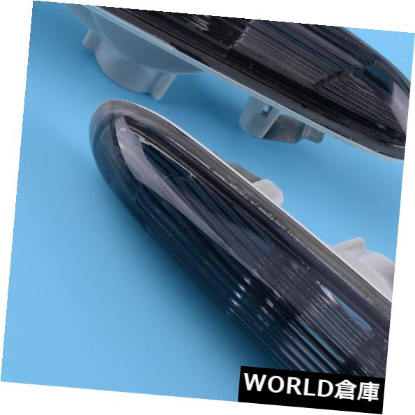 サイドマーカー サイドマーカー信号2本ターンライトフィットBMW E90 E91 E92 E93 06-11スモーク5W Side Marker Signal 2pcs Turn Lights Fit for BMW E90 E91 E92 E93 06-11 Smoke 5W 【並行輸入品】