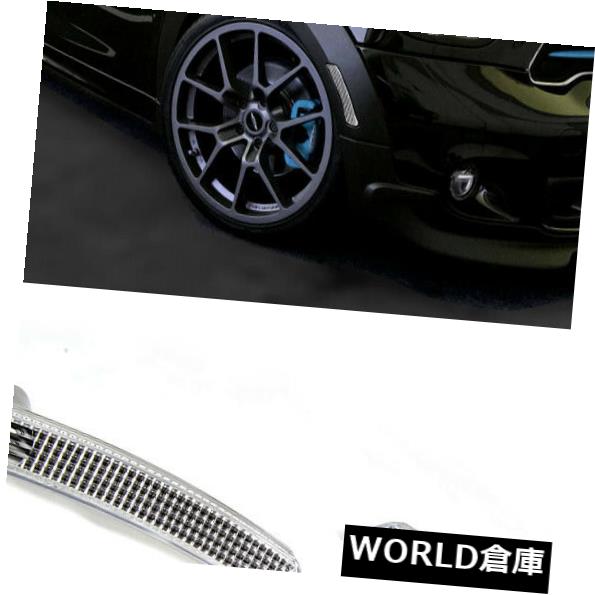 サイドマーカー 09-15ミニクーパーR57コンバーチブルフロントフェンダーサイドマーカーライト - クリア 09-15 Mini Cooper R57 Convertible Front Fender Side Marker Lights - Clear 【並行輸入品】