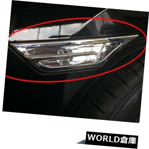 サイドマーカー サイドバンパーマーカーライトランプカバークローム2ピースホンダシビックFc 4 5 Dr 2016 - 2017 Side Bumper Marker Light Lamp Cover Chrome 2Pc Honda Civic Fc 4 5 Dr 2016 - 2017 【並行輸入品】