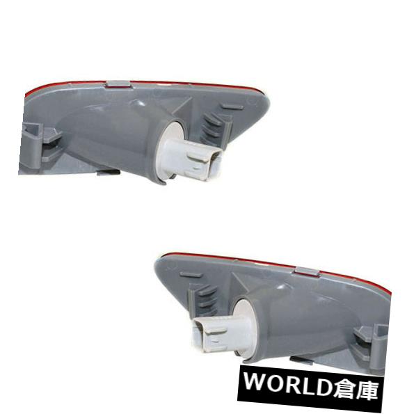 サイドマーカー 2リアサイドマーカーライトサテンVUE HYBRID 2009 96830944 96830943の新しいセット NEW SET OF 2 REAR SIDE MARKER LIGHT FIT SATURN VUE HYBRID 2009 96830944 96830943 【並行輸入品】