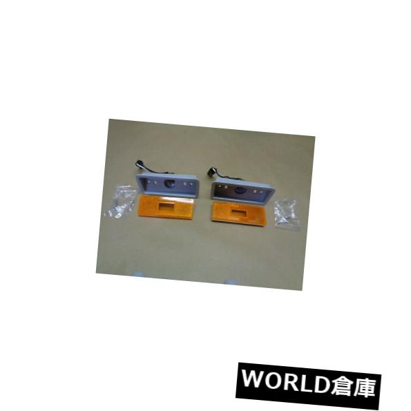 サイドマーカー フロントサイドマーカーセット - レンズおよびハウジング70ロードランナーGTXサテライト Front Side Marker Set - Lenses And Housings 70 Road Runner GTX Satellite 【並行輸入品】