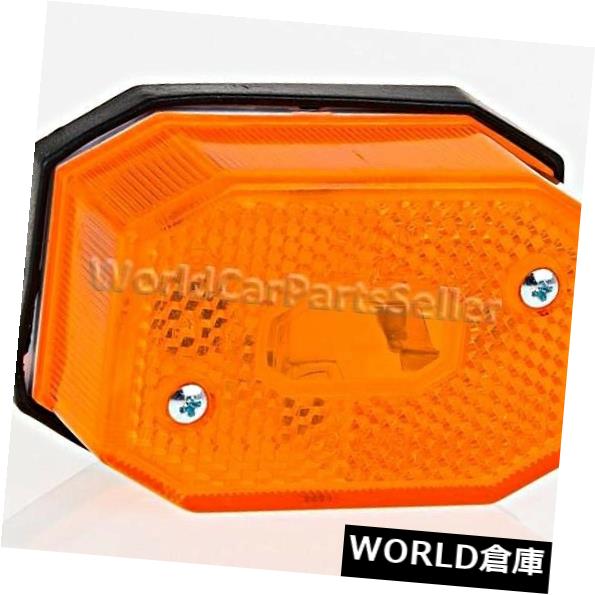 サイドマーカー アンバークリアランスライトサイドマーカーランプリフレクターユニバーサル65x42x30 mm Amber Clearance Light Side Marker Lamp Reflector Universal 65x42x30 mm 【並行輸入品】