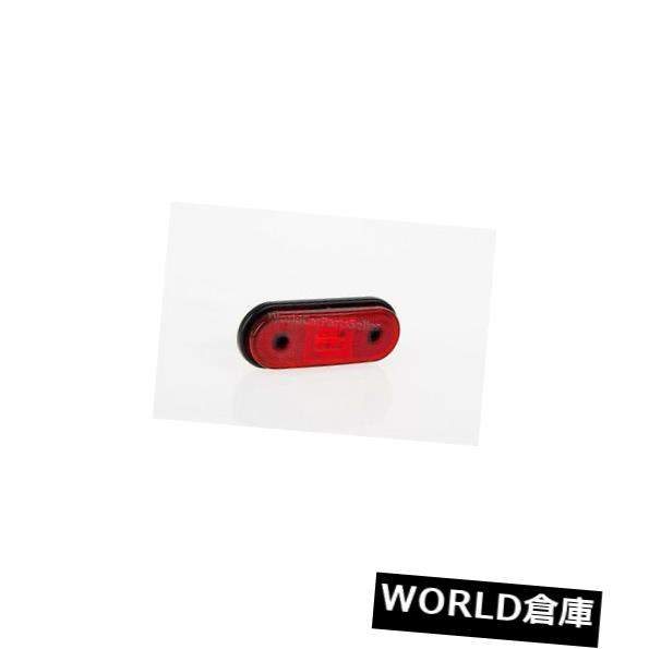 サイドマーカー ワイヤー+コネクター2x0 75mmが付いているLEDの赤いサイドマーカーランプ普遍的な120x18x46 mm LED Red Side Marker Lamp Universal 120x18x46 mm with Wire + Connector 2x0 75mm 【並行輸入品】